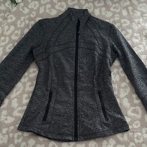 Women's Lululemon Define Jacket Nulu Grey/White Zip Up
